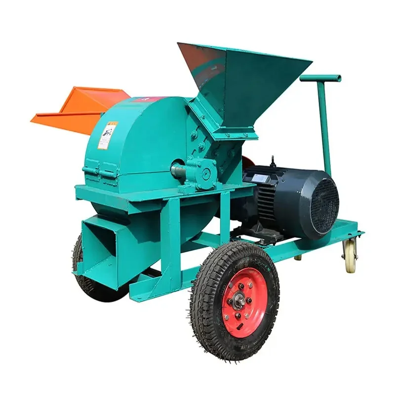 Mpj-420 Wood Chip Machine Is Mainly Used For Cutting Logs Bamboo Plates Tree Branches