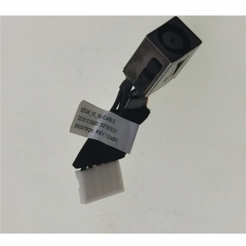 Dla Dell Latitude 7400 E7400 DC In Power Plug Jack Cable Wire 0T77NM T77NM