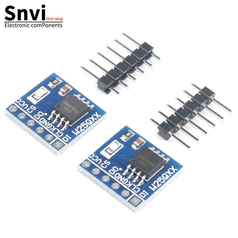 Snvi W25Q80 W25Q16 W25Q32 W25Q64 W25Q128 Large Capacity FLASH Storage Module SPI Interface BV FV STM32 Code