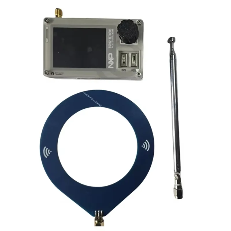 

ABBO-Upgrade New Mini TEF6686 DSP Radio ESP32 Full Band Radio FM/LW/MW/SW Radio Receiver 2.0 Inch IPS Screen