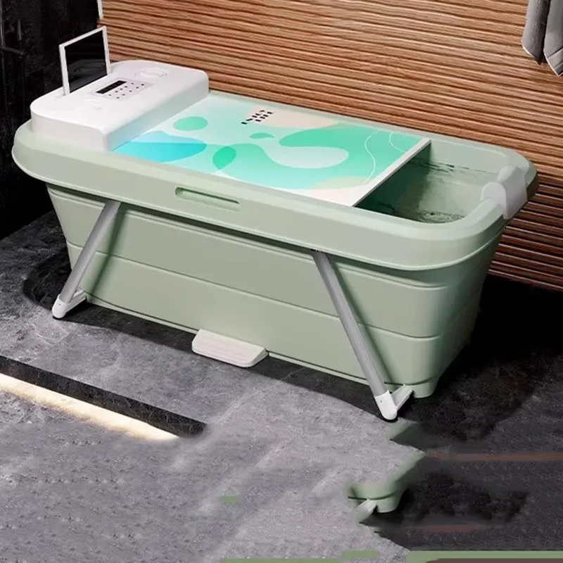 

Women Long Sit Bathtubs Plastic New Collapsible Foot Folding Bathtubs Folding Hot Spa Baignoire Pliable Adulltes Home Furniture