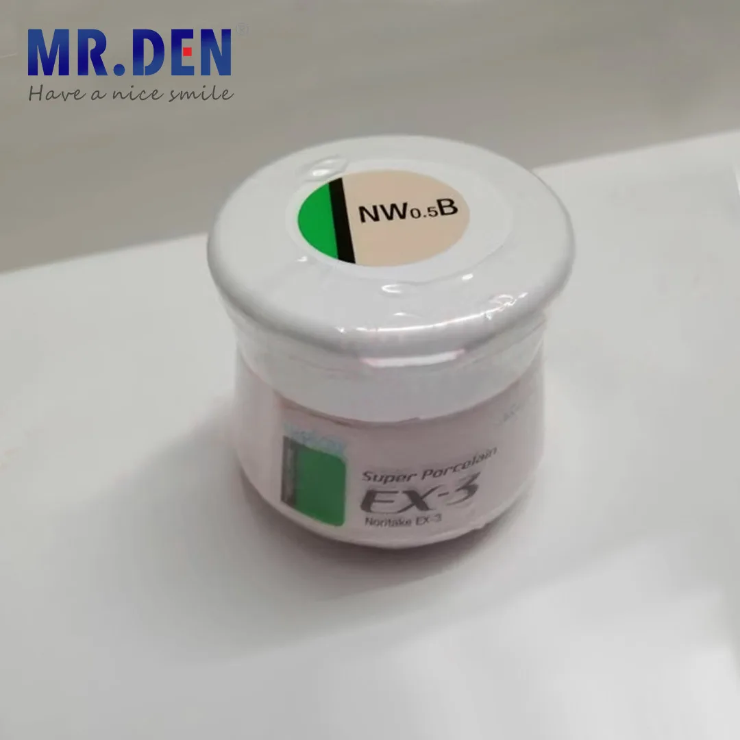MR DEN Dental Kuraray Noritake ex-3 جسم معدني بورسلين سيراميك NA-ND Dentin Luster Super مواد مختبر الأسنان 50 جرام