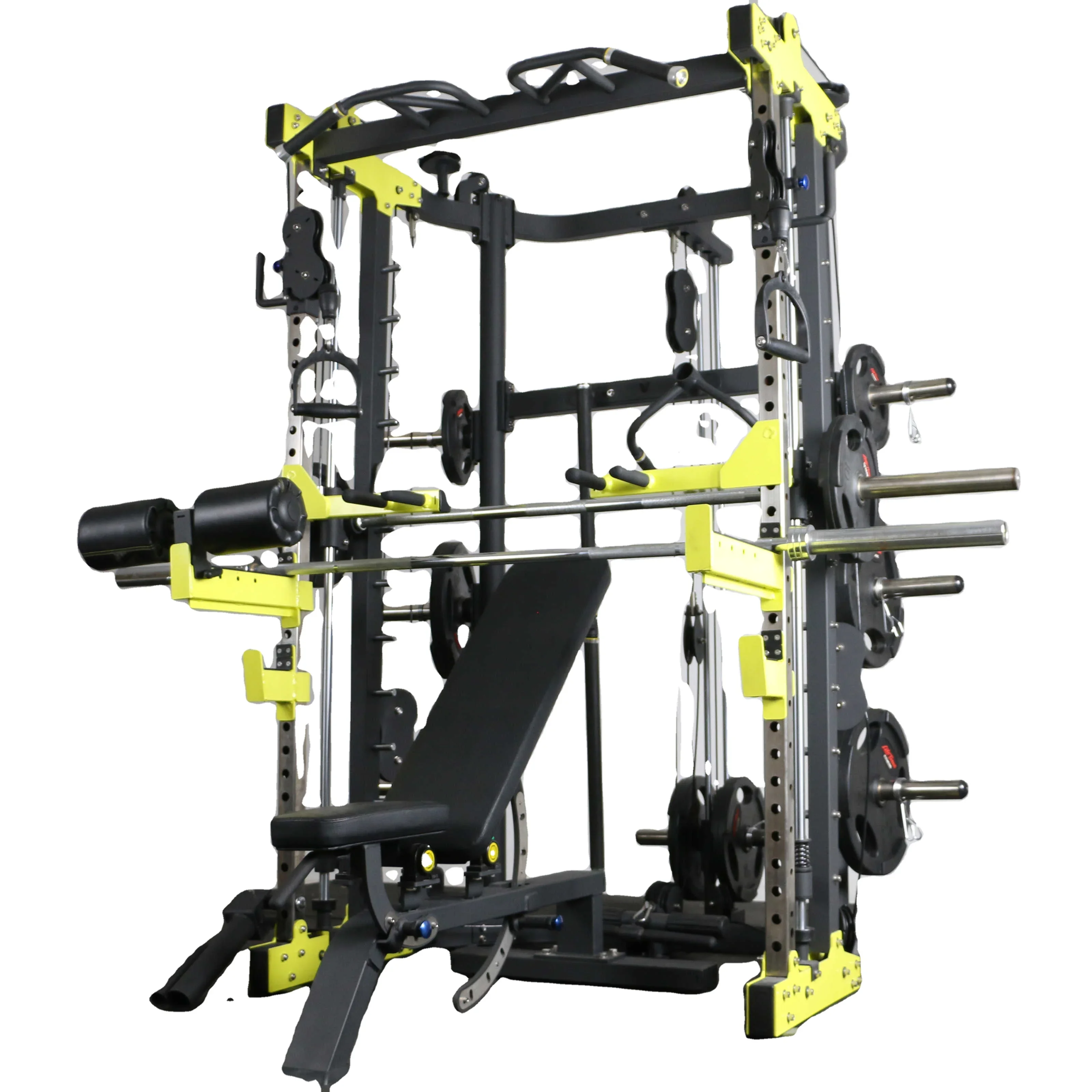 

New Gym Strength Equipment Mutli Function Station All In One Workout Fitness Bodybuilding Equipment 3D Smith Machine