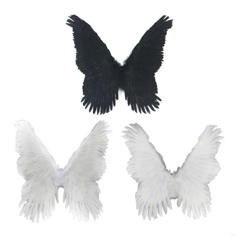 

C5AA Angel Wings Devil Wings Costume Halloween Masquerade Prop Butterfly-Wing