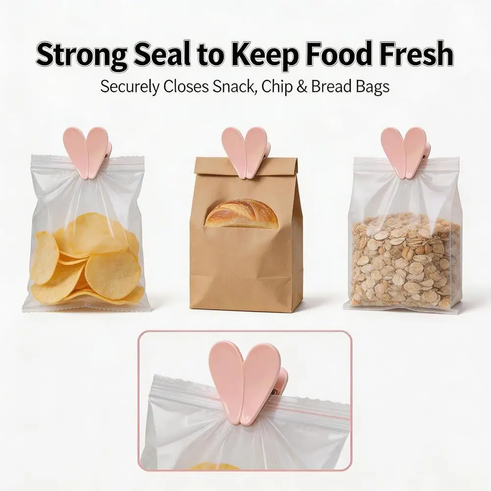 Daisy Shaped Magnetic Sealing Clip Creative Petal Design High-Quality Adhesive Food Bag Refrigerator Organizer