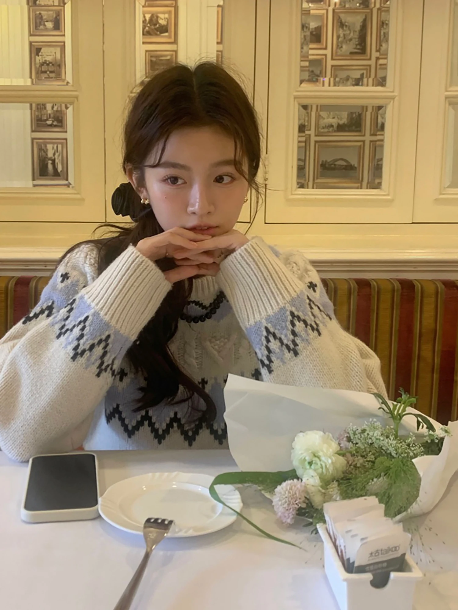 

Vanwen Sweet Sle Свободный вязаный свитер женский зимний модный длинный светящийся свитер с кисточками Ne Color Blo