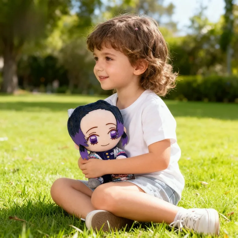 Anime nuevo Demon Slayers juguete de peluche de dibujos animados lindo Kochou Shinobu Agatsuma Zenitsu muñeco de peluche regalo de cumpleaños