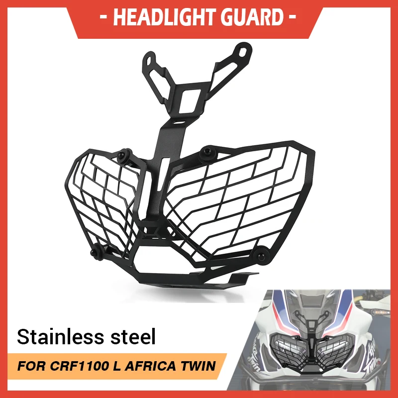 

FOR Honda CRF1000L Africa Twin ADV Sports 2017-2022 Motorcycle Headlight Grille Guard Protector Cover CRF 1000L 2015-2021