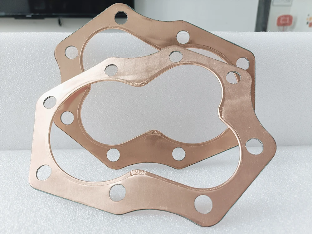 DUPANQ CJ-K750 Ural Cylinder Head SOLID Copper Gaskets M1/M72/R71 Suit Bavarian KC750 K750 Motor Parts