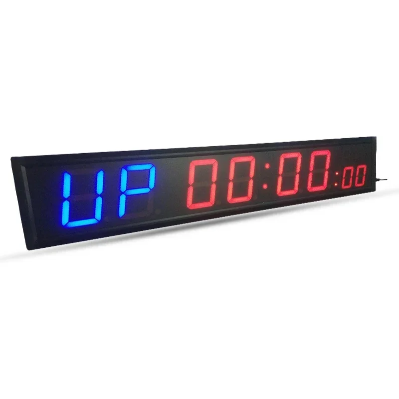 

Sports countdown led gym countdown LED display clock interval timer with remote digital wall timer