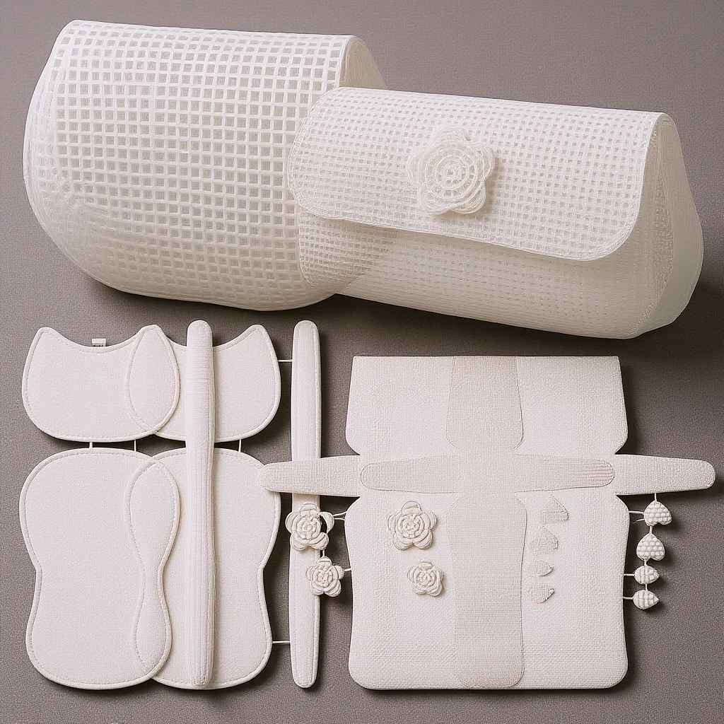 

6pcs Plastic Mesh Canvas Sheets 2mm Holes DIY Handbag Accessories Bag Making Supplies Plastic Net Fabric Sheets