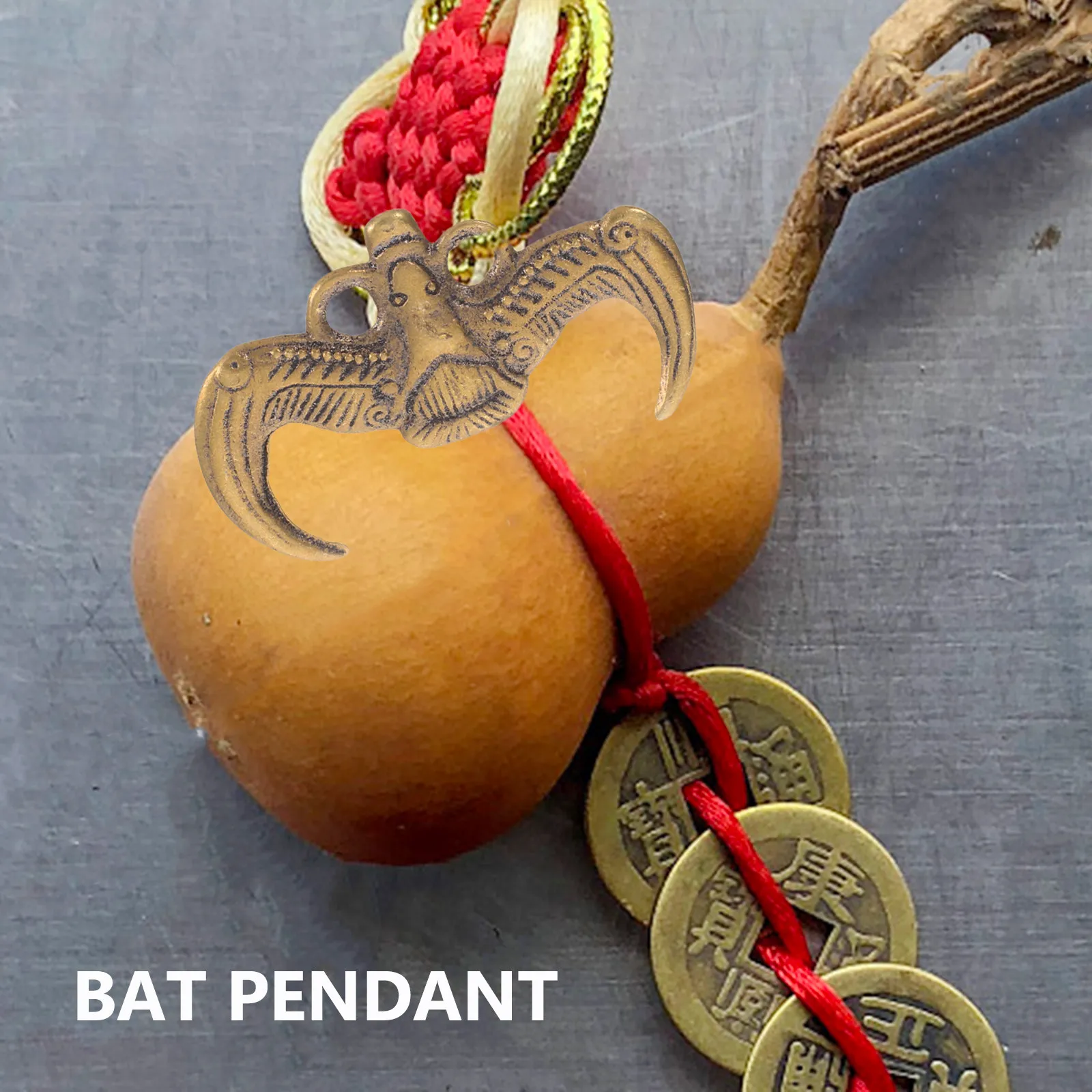 

Латунный кулон-талисман в виде летучей мыши, ручной работы, медный, символ удачи и процветания, для домашнего декора, изготовления ювелирных изделий, в готическом стиле, на Хэллоуин