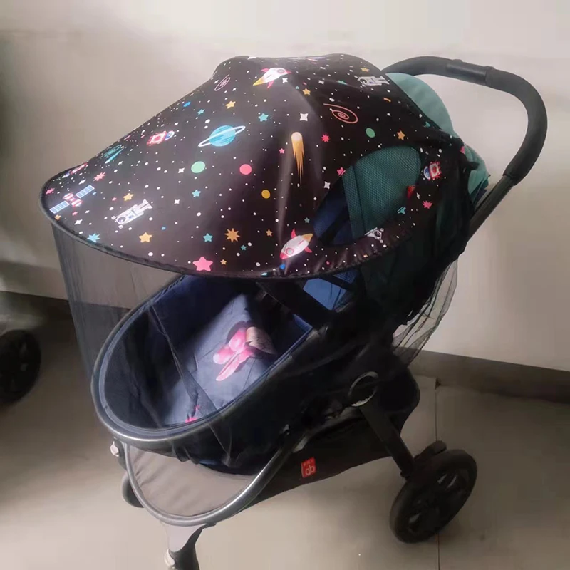 Baby stroller sunshade, walking children's magical sunshade, sunshade cover, children's stroller UV resistant sunshade canopy