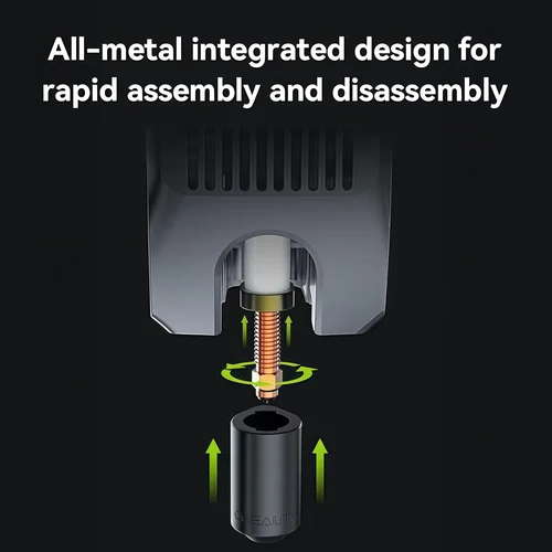 Imagen 2 del producto Kit de Boquillas de Intercambio Rápido Unicorn Original de Creality para Hi/K2/K2 Pro/K2 Plus, Boquillas de Cobre con Punta de Acero de Alto Flujo y Disipador de Calor de Aleación de Titanio