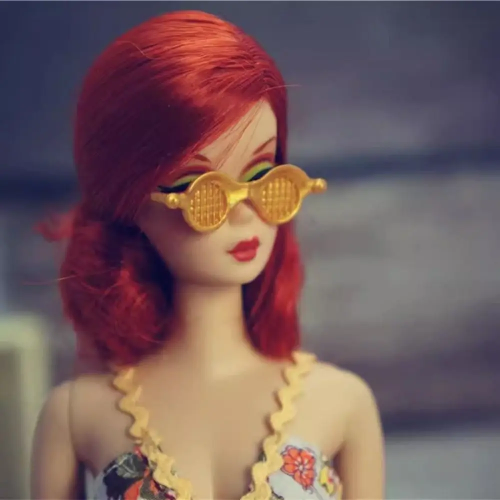 Plastic Doll Cute Eyeglasses Fashion Multi-Styles Mini Eyeglasses Casual Wear Accessories Necklaces Crown Jewelry
