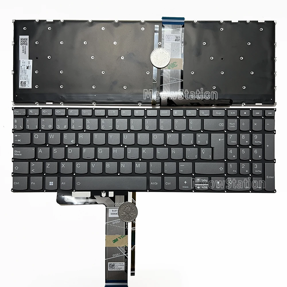 

Испанская/США/Российская/Французская клавиатура для Lenovo Yoga 7 16IAP7 16IRL8 16ARP8 16IAH7,IdeaPad Flex 5 15IIL05 15ALC05 15ITL05 16ALC7 16IAU7 16IRU8 16ABR8,IdeaPad 3 15ALC6 15ITL6 15ADA6,IdeaPad 1 15AMN7 15IRU7