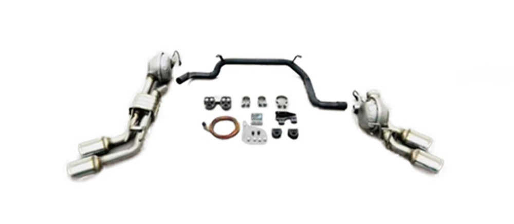 For Exhaust System with Waves for G Class W465 G450D 2025+ Stainless Steel Exhaust Note System Car Facelift Upgrade Parts End Pi