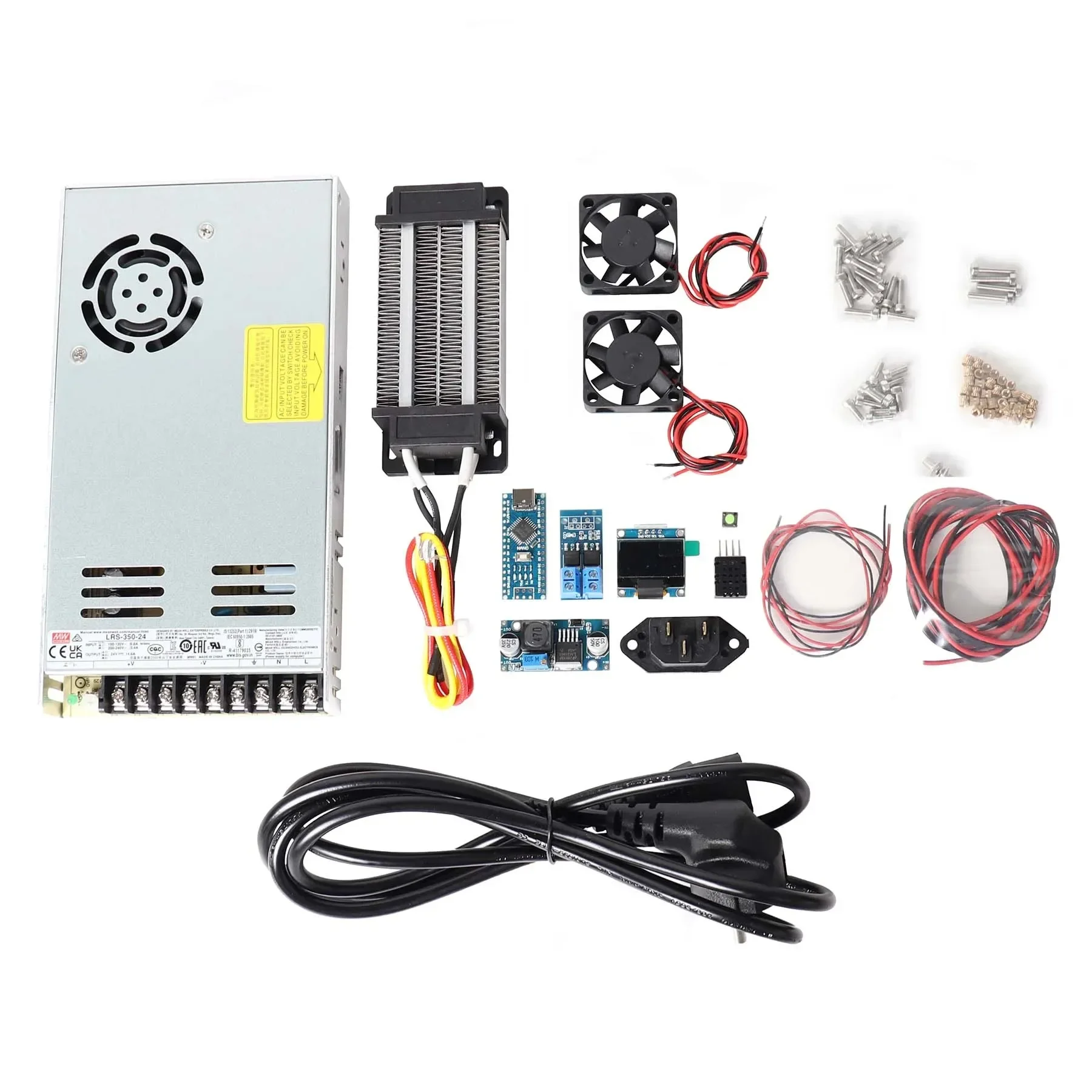 GRINDUAL Prusa Drybox Dehumidification Heating Add-on Kit Designed by Bram