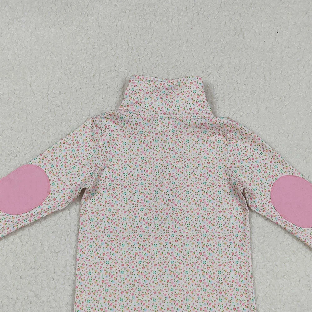 Z917-09 GT1145 ملابس بوتيك للأطفال بأكمام طويلة قميص بناتي للأطفال #4