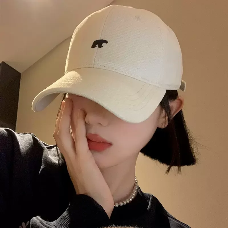 2024 Cartoon Polar Bear Outdoor Baseball Cap Men Women Soft Cotton Hip Hop Snapback Caps Unisex Sports Dad Trucker Sun Visor Hat