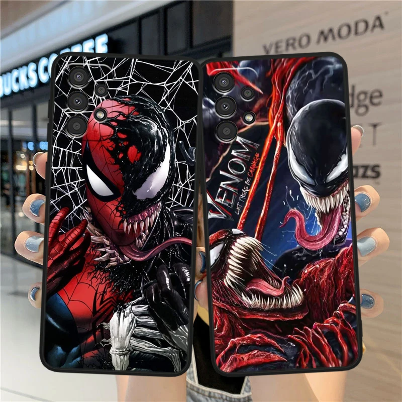 Avengers Hero Venom Man For Samsung A90 A80 A70S A60 A50S A40 A30S A20E A20S A10S Silicone Black Phone Case