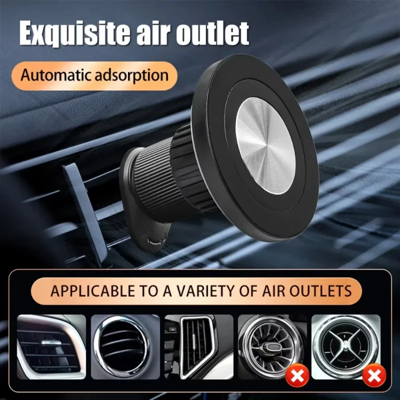 ل MagSafe سيارة جبل الملحقات العالمي المغناطيسي حامل هاتف السيارة أجزاء مناسبة ل 17 مللي متر الكرة رئيس قاعدة المغناطيس بين قوسين