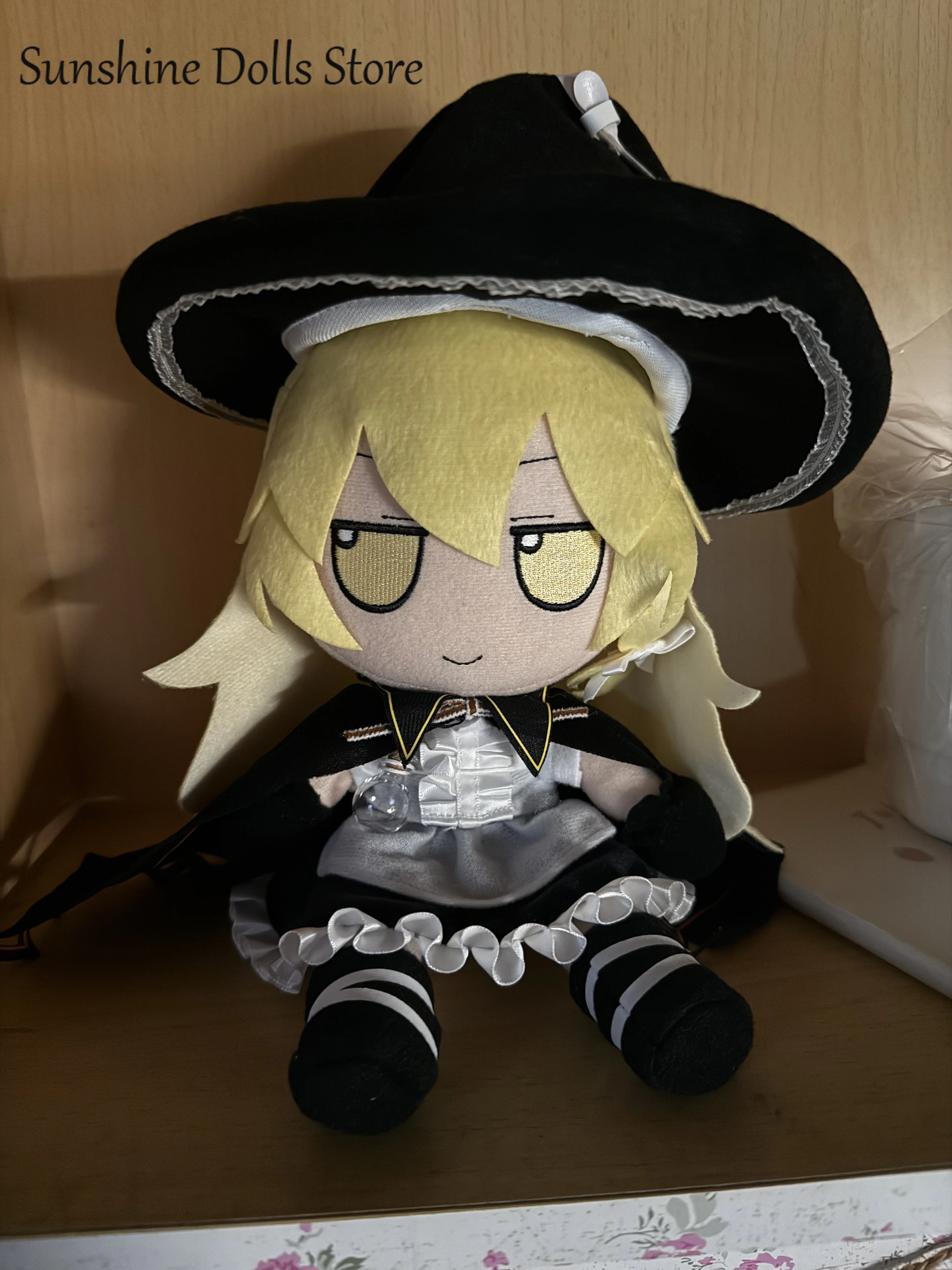 

Kirisame Marisa Anime Touhou Project Girl Cute Fumo Series Sitting Plush Doll Pillow Cosplay Cartoon Kawaii Plushie Xmas Gifts