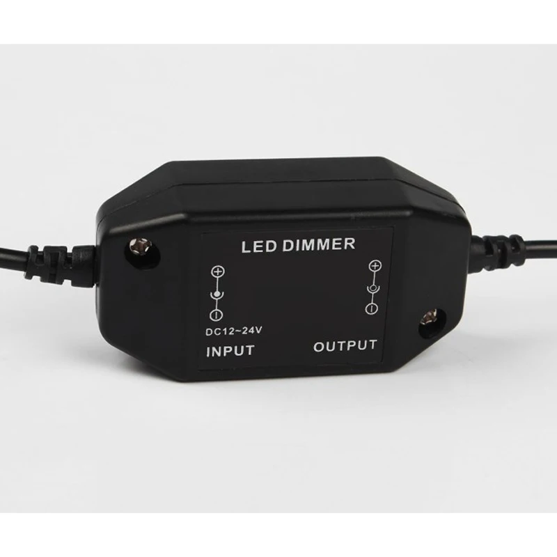 Lamp Belt Light LED Dimmer 0-100% Brightness Adjustable Switch Controller for Single Color Strip