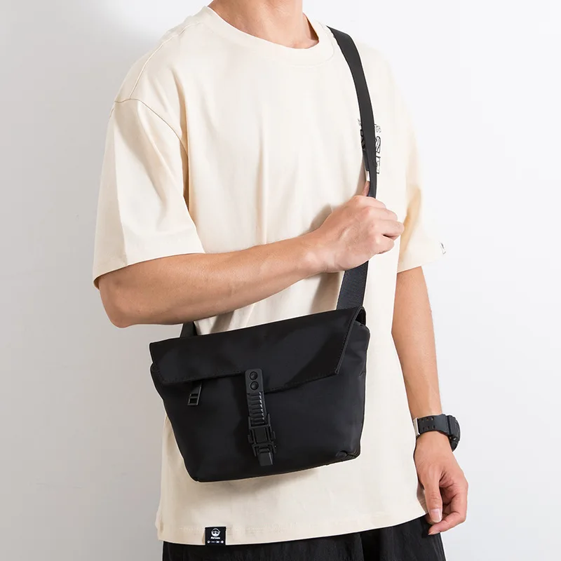 Japanese Nylon Travel Shoulder Man Bag Streetwear Style College Teens Sling Men’s Bag Messenger Bags Causal School Cross Bag