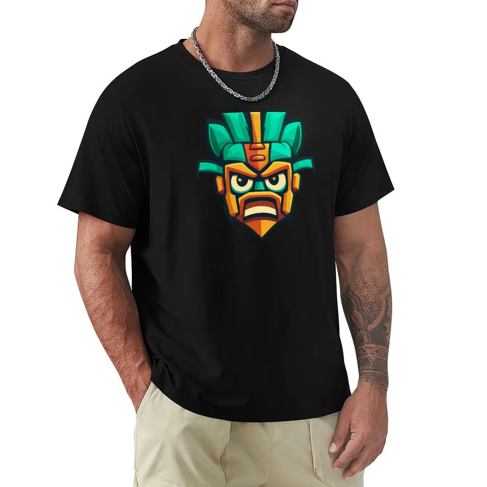 Tiki Mask ver 3 T-Shirt t shirts with prints T-Shirt