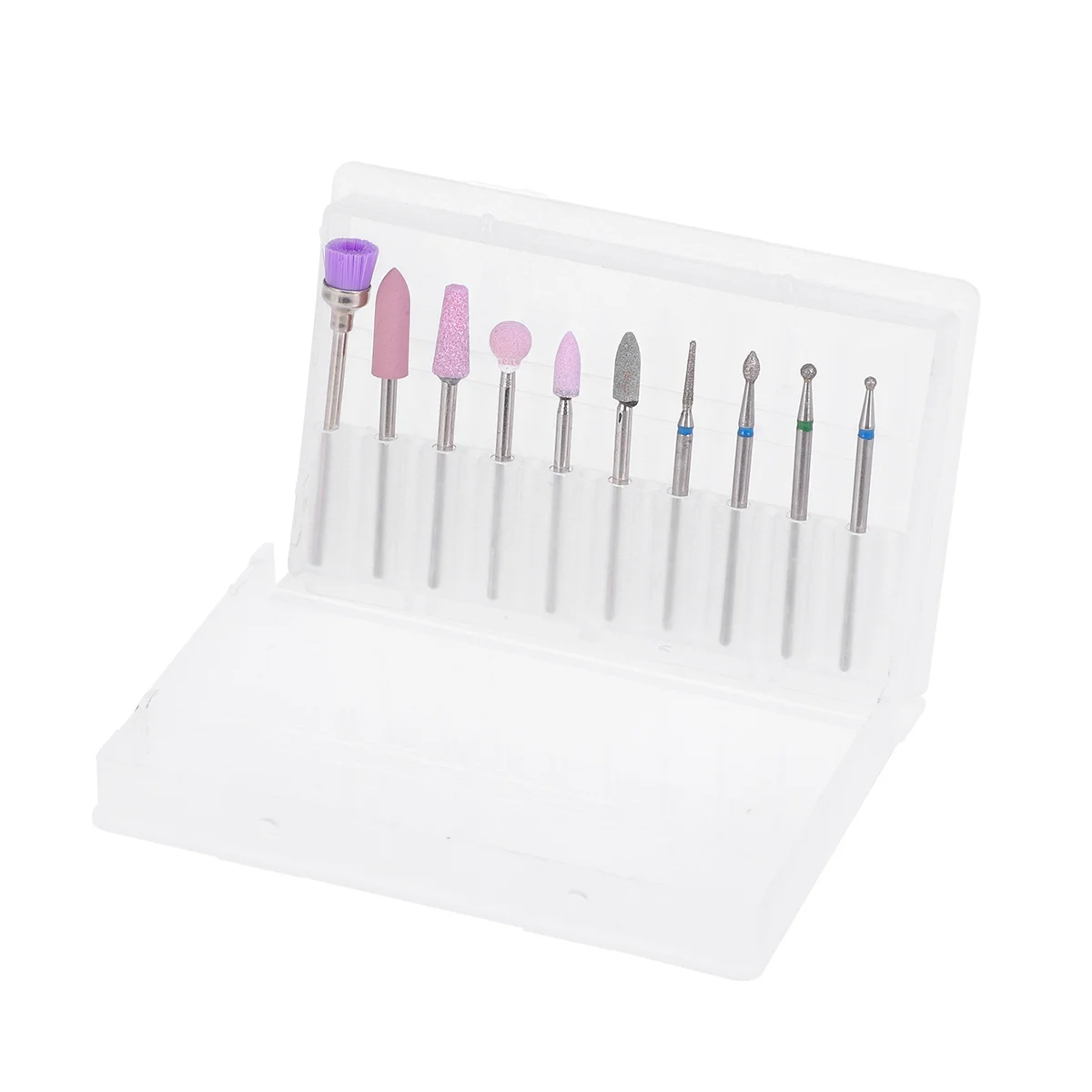 التنغستن سبائك الصلب مسمار لقمة ثقب مجموعة مسمار أدوات الرسم للأظافر الطبيعية والصناعية مانيكير لقمة ثقب عدة مع #5