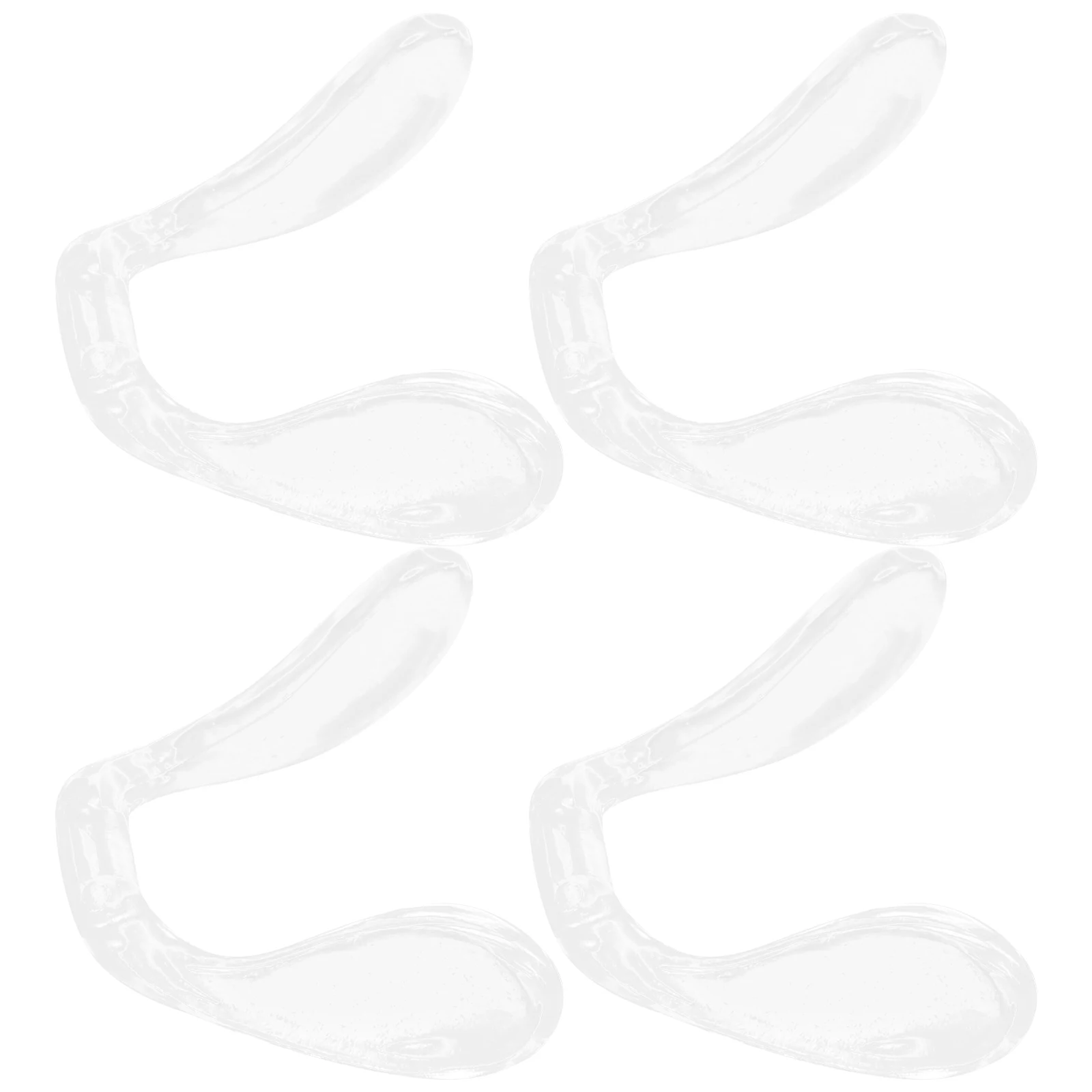 

4 Pcs Nose Pad Clip Eyeglasses Frame Pads One-piece Replacement Hard Plastic Bridge for Cushion