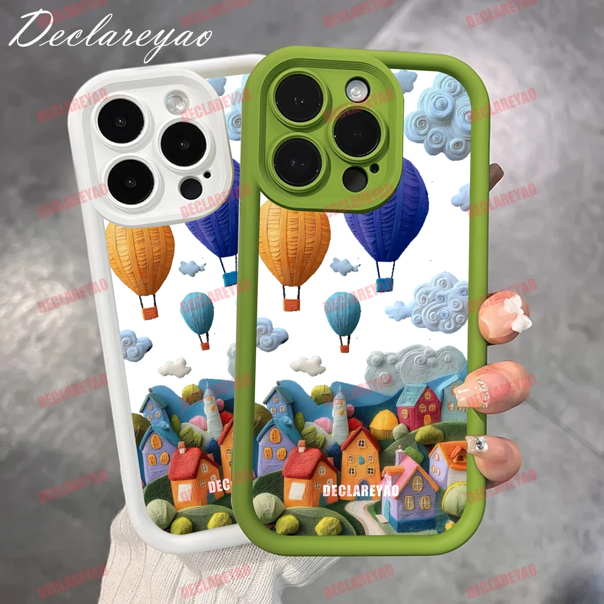 DECLAREYAO حافظة رفيعة من مادة البولي يوريثان الحراري الناعمة لهاتف سامسونج جالاكسي الترا S23 FE Plus S24 مقاومة للصدمات #6