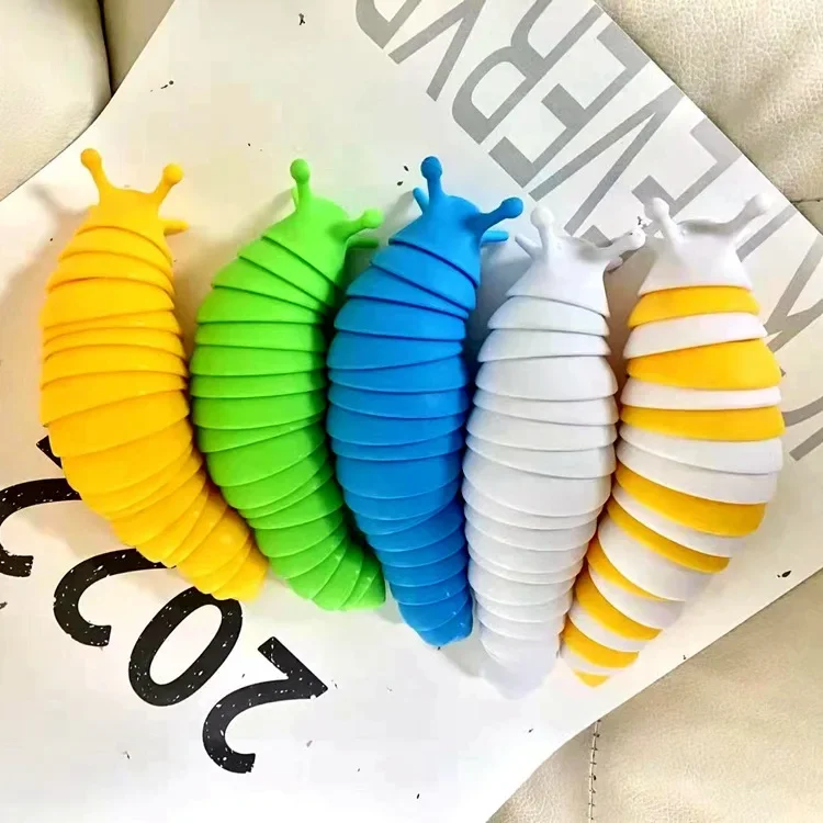 

Decompression Slug Wriggling Nose Slug Caterpillar Children's Trick Toy Versatile Decompression Toy