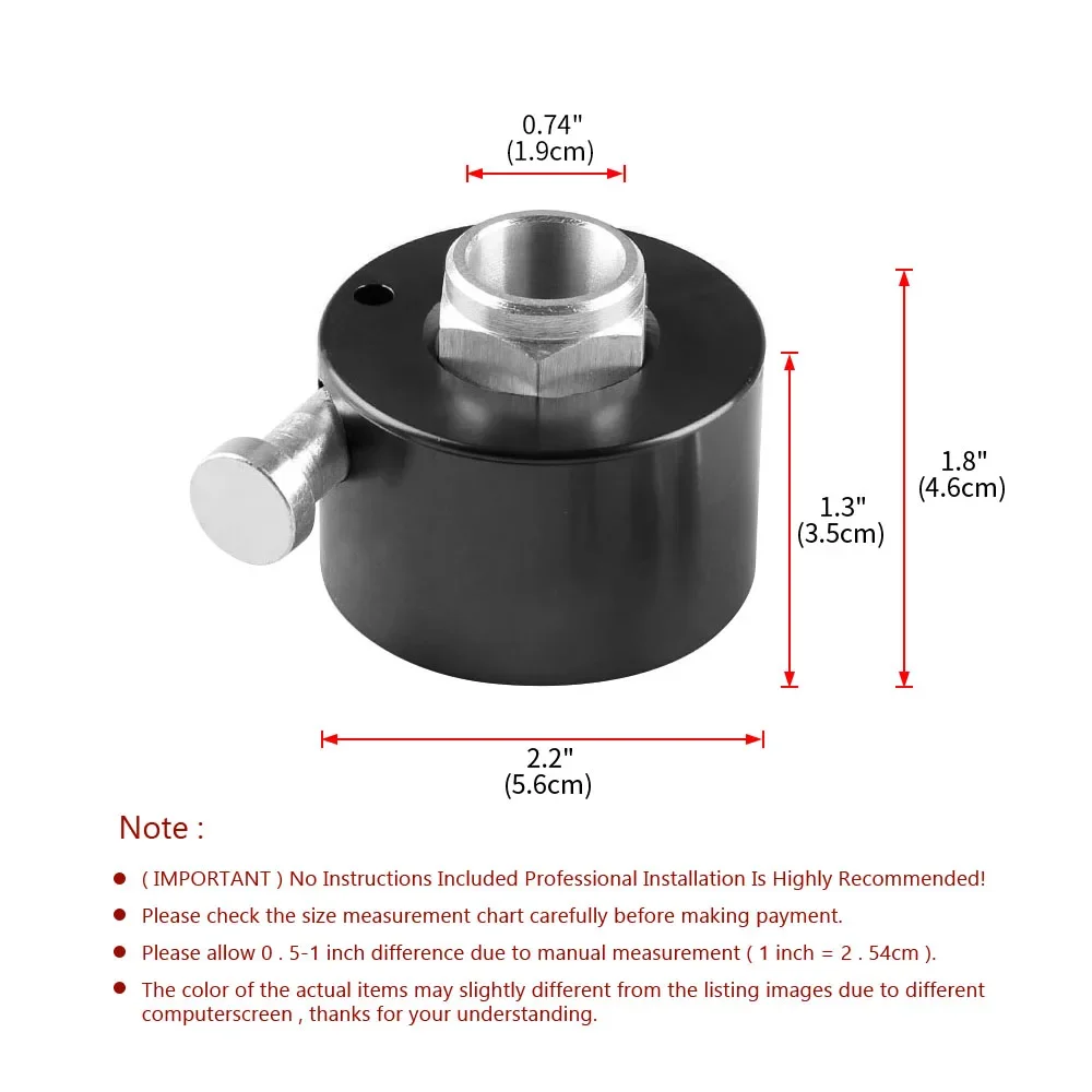 Car Modified Steering Wheel Quick Release Kit, 3/4 Axis 360° Quick Disconnect Hub Adapter Auto Racing Parts
