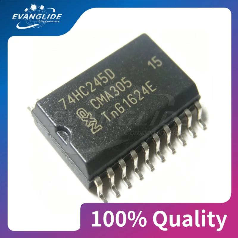2 PCS/LOT 74HC245D 74HC245 Octal Bus Transceiver SOP-20