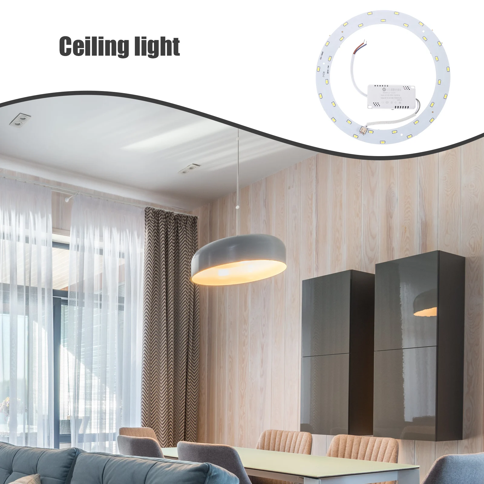 

30LED SMD 5730 Circular Panel Board 15W 220V-240V Magnetic Legs for 32cm Ceiling Light LED Bulb Tube Accessories Energy Saving