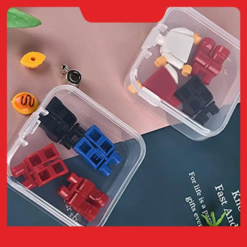 

100 Pack Storage Containers Box Square Mini Storage Box Craft Box Case With Lids For Small Items(1.77X1.77X0.8Inch)
