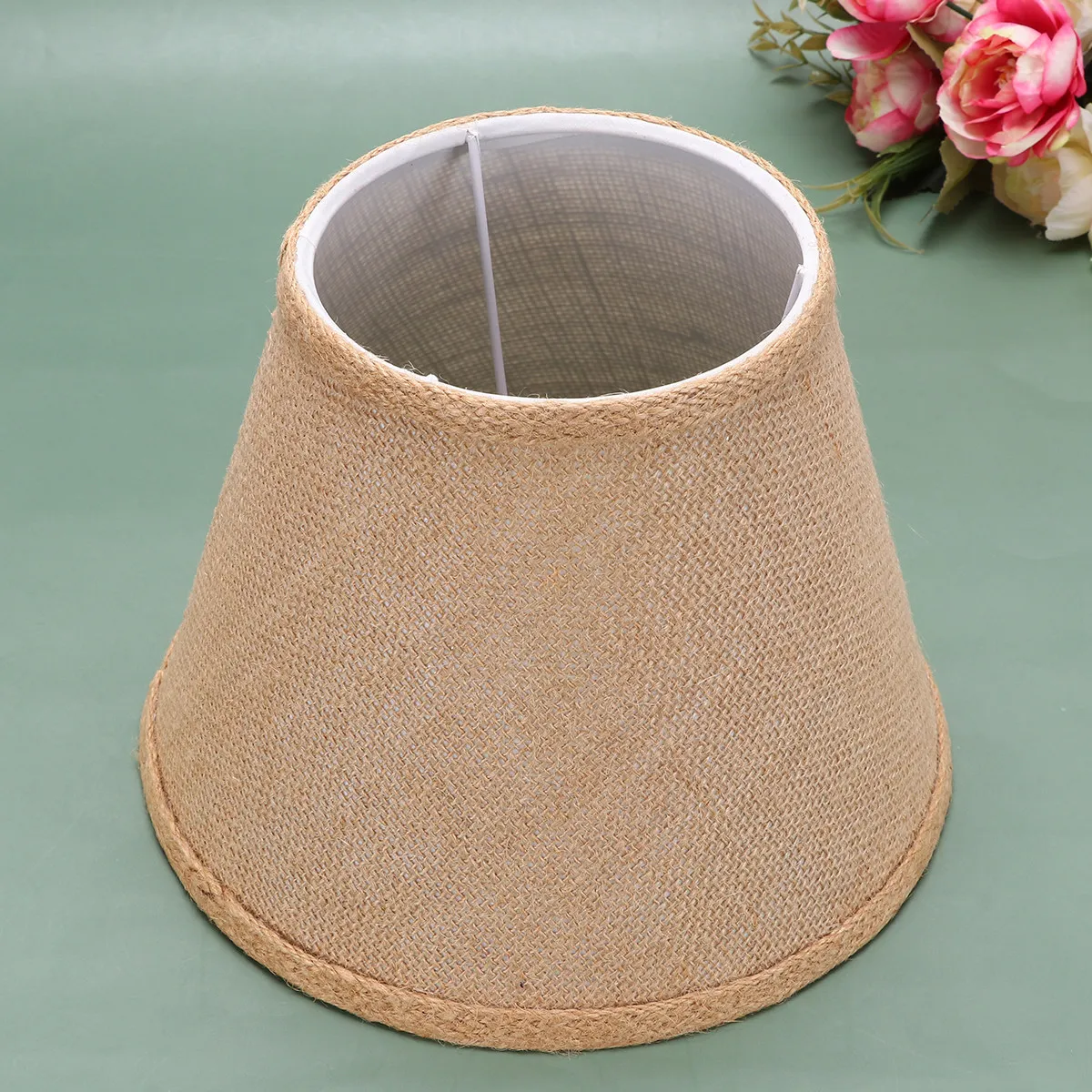 khaki-burlap-cloth-lamp-shade-e27-for-table-lamp-lampshade-replacement-cover-household-decorative-warm-atmosphere-living-room