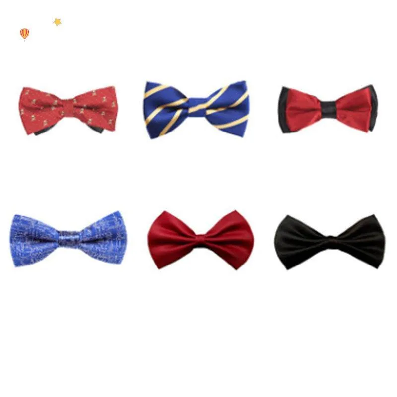 Children's Bow Tie Shirt  Knot Dress Accessory for Boys Kindergarten Students Performance Outfit Winter Season Seven... view 2