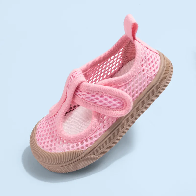 Summer Kids Sandals Casual Baby Soft Sole Barefoot Shoes Mesh Breathable Children Sneakers for Boys and Girls Size 21-30 CSH1682