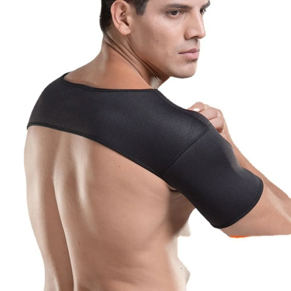 

Breathable Double Shoulder Back Support Basketball Easy To Wear Weightlifting ​Sport Brace Badminton Sports Shoulder Protection
