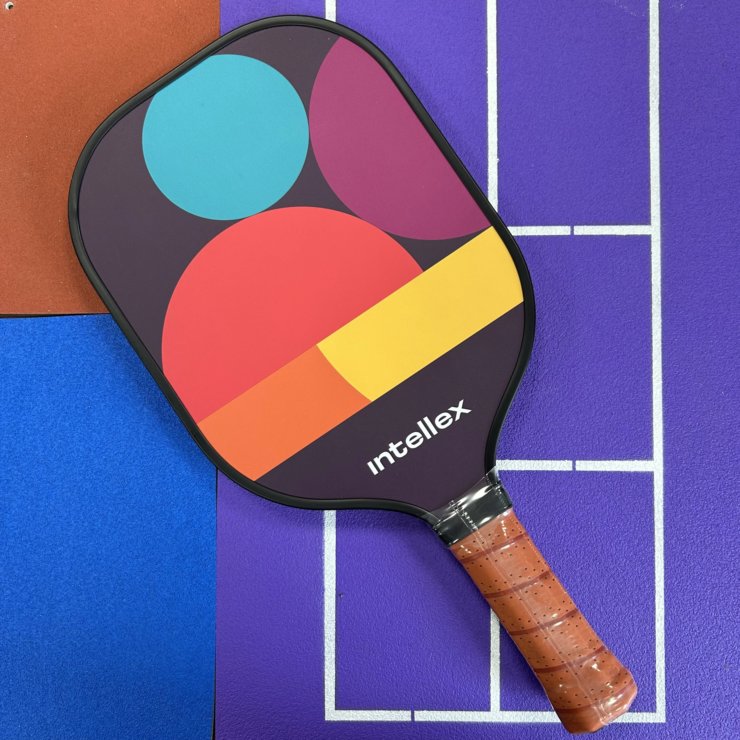 

Colorful series of glass fiber rackets for outdoor sports and training 14mm Pickleball rackets