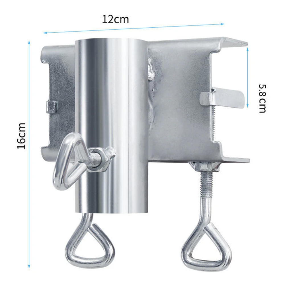 Abrazadera para sombrilla de Patio al aire libre, soporte de montaje ajustable para silla con gancho para playa, Patio, balcón, cubierta de barcos