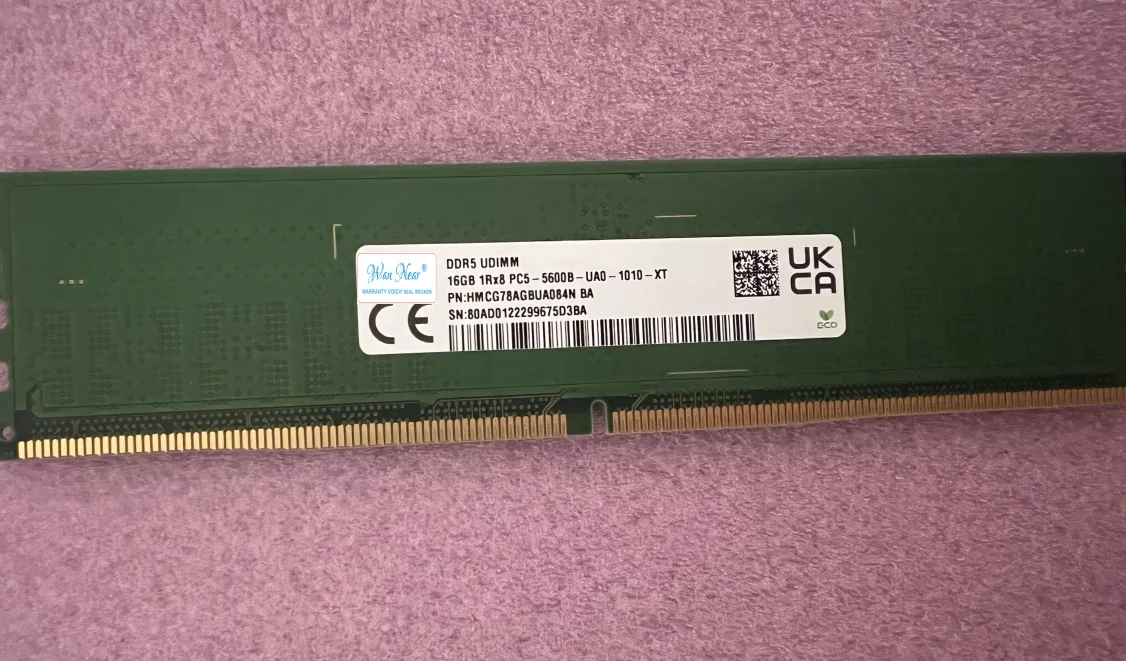 

Для 16GB HMCG78AGBUA084N 16G DDR5 5600B