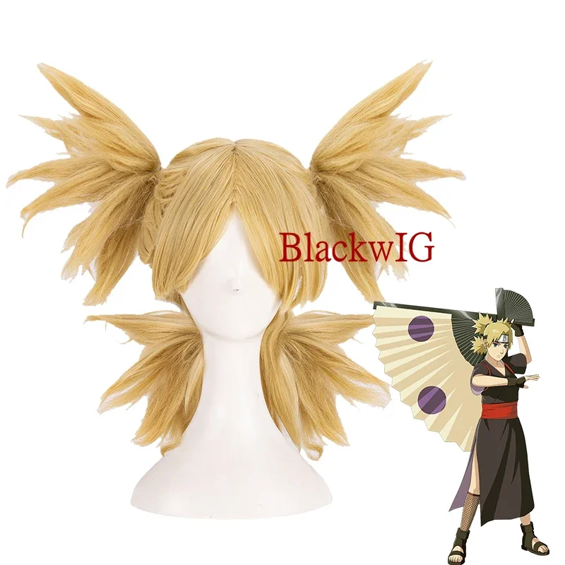 Anime NARUTO Cosplay Temari Cosplay Wig For Women Girl Unisex Hair Wigs