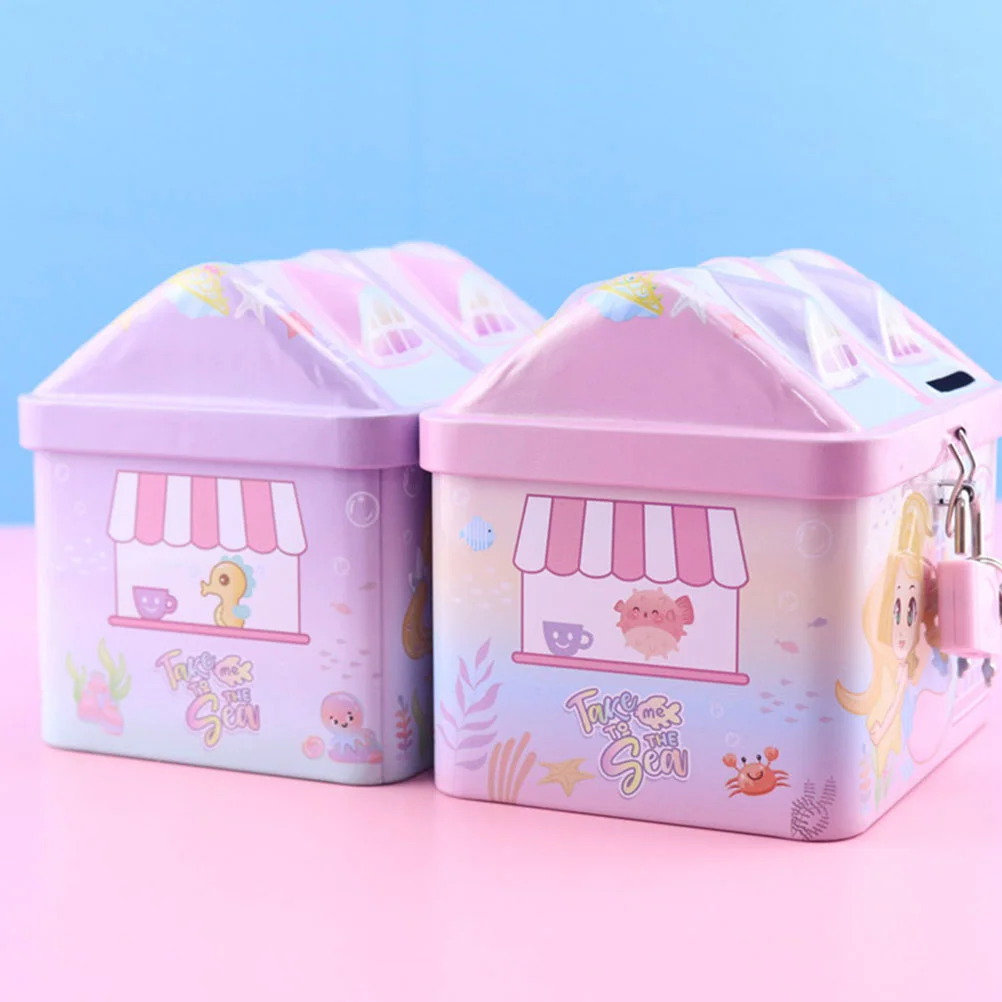 2 Pcs Household Decor Unicorn Piggy Bank Toys for Kids Money Container Coin Home Decoration Child