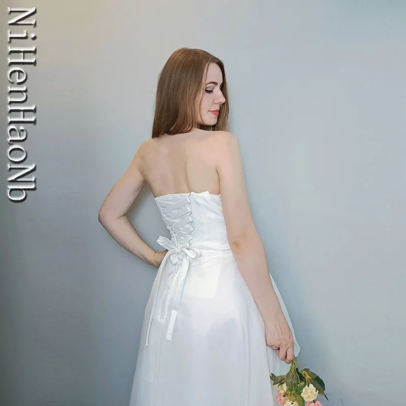 Robe de Mariée Formelle pour Femme, Vêtement de Soirée, 2024 de Réduction