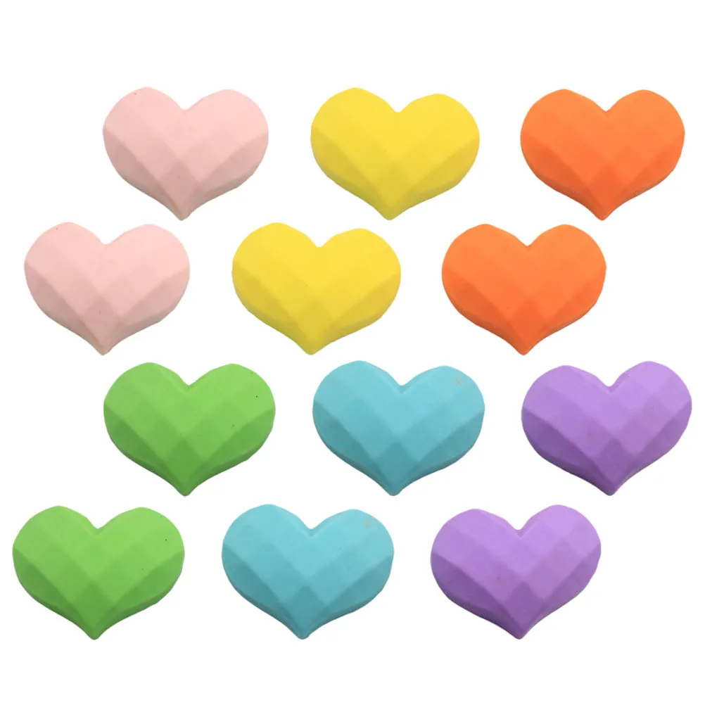 

20Pcs Love Heart Resin Accessories Premium DIY Macaron Color Decorative Charms for Phone Case Craft Party Home Decor