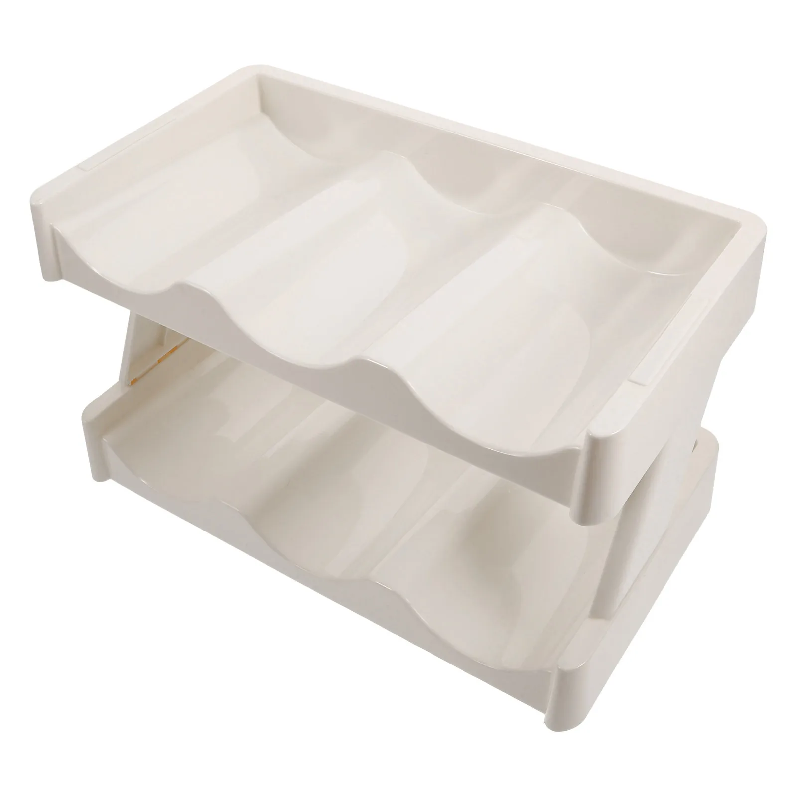 

Two-Tier Cup Organizer Bottle Storage Holder Countertop Kitchen Organizer Tumbler Rack Decor Water Bottle Holder